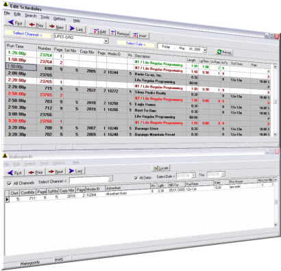 Summit Traffic for Cable Edit Schedules