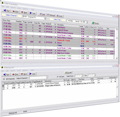 Summit Traffic for TV Edit Schedules