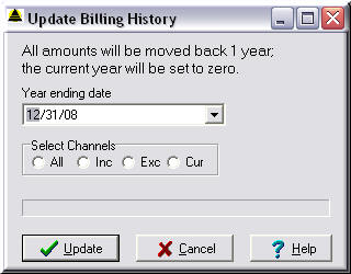 Update Billing History